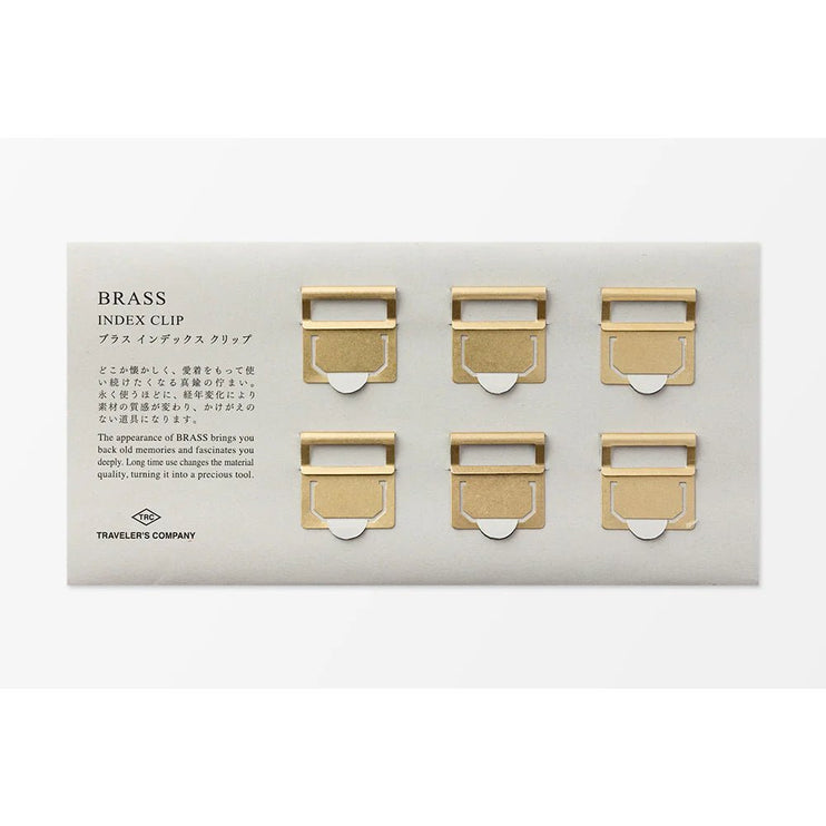 TRC BRASS INDEX Clips - ColorSwatch