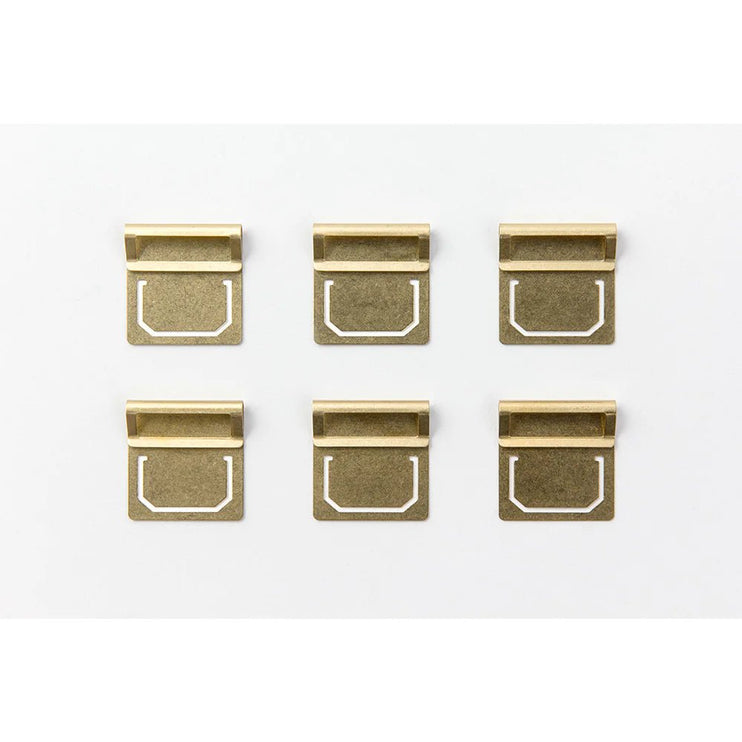 TRC BRASS INDEX Clips - ColorSwatch