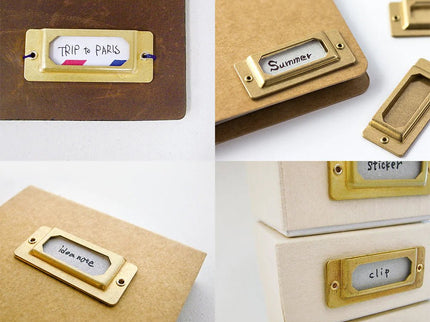 TRC BRASS - Label Plate - ColorSwatch