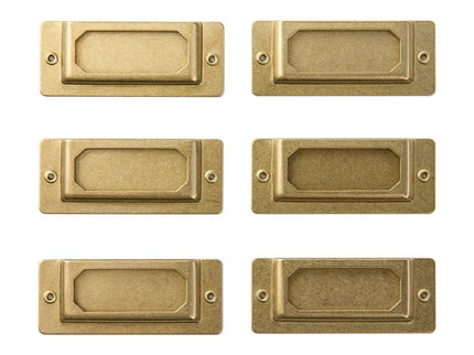 TRC BRASS - Label Plate - ColorSwatch