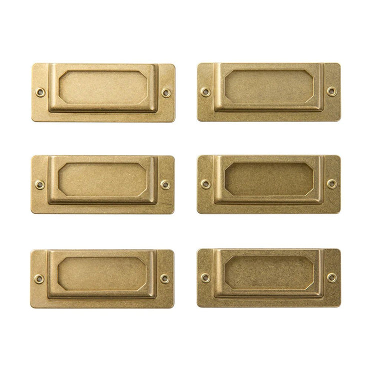 TRC BRASS - Label Plate - ColorSwatch