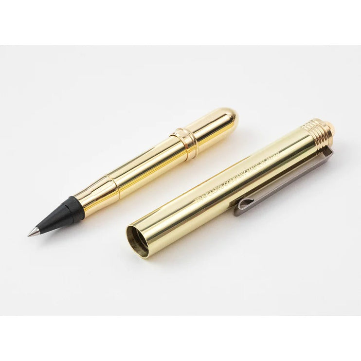 TRC BRASS ROLLERBALL PEN - Lapicero recargable - ColorSwatch