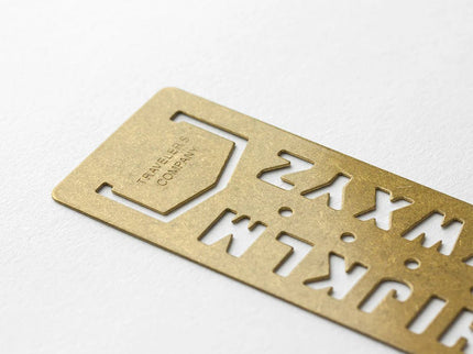TRC BRASS - Template Bookmark - Alphabet - ColorSwatch