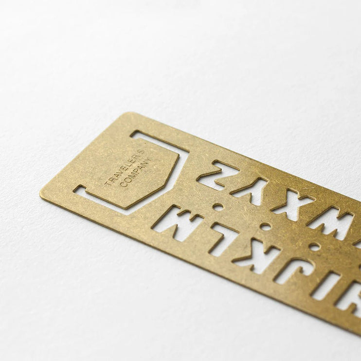 TRC BRASS - Template Bookmark - Alphabet - ColorSwatch