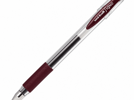 Uni-Ball Signo DX Gel Pen 0.38 - Bordeaux Black - ColorSwatch
