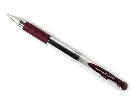 Uni-Ball Signo DX Gel Pen 0.38 - Bordeaux Black - ColorSwatch