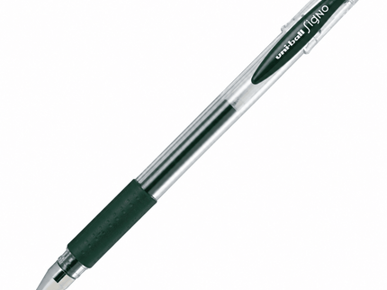 Uni-Ball Signo DX Gel Pen 0.38 - Green Black - ColorSwatch