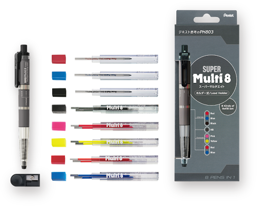 Pentel SUPER Multi 8 - Set