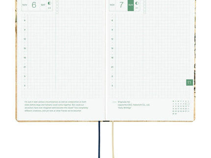 Hobonichi Techo 2027 HON - A6 - The V and A Series: Vine