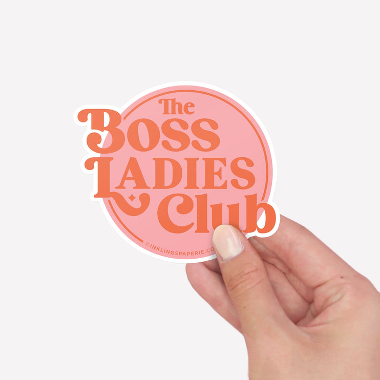 Vinyl Sticker - Boss Ladies Club - ColorSwatch