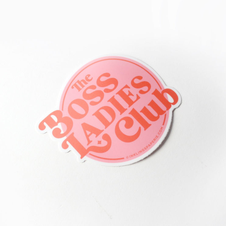Vinyl Sticker - Boss Ladies Club - ColorSwatch