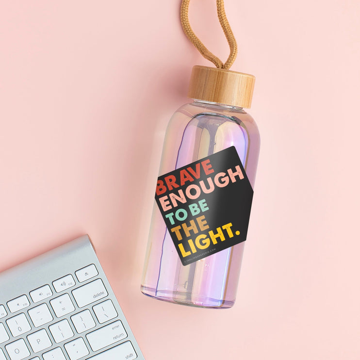 Vinyl Sticker - Brave Enough - ColorSwatch