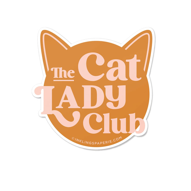 Vinyl Sticker - Cat Lady Club - ColorSwatch