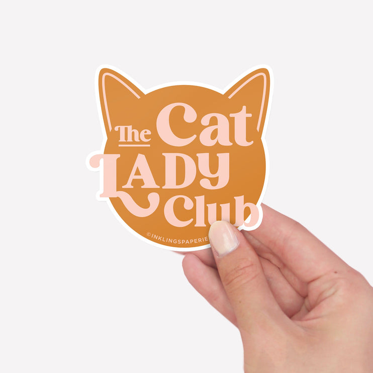 Vinyl Sticker - Cat Lady Club - ColorSwatch