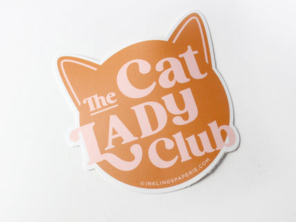 Vinyl Sticker - Cat Lady Club - ColorSwatch