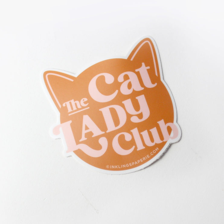 Vinyl Sticker - Cat Lady Club - ColorSwatch