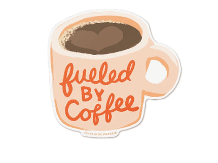 Vinyl Sticker - Fueled by Coffee - ColorSwatch