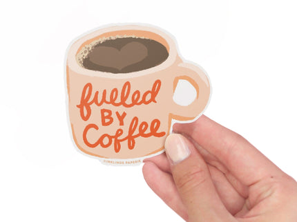 Vinyl Sticker - Fueled by Coffee - ColorSwatch