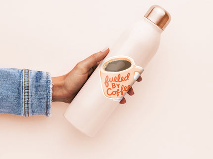 Vinyl Sticker - Fueled by Coffee - ColorSwatch