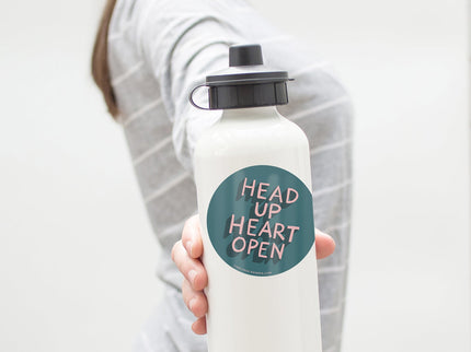 Vinyl Sticker - Head Up Heart Open - ColorSwatch