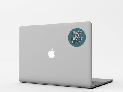 Vinyl Sticker - Head Up Heart Open - ColorSwatch