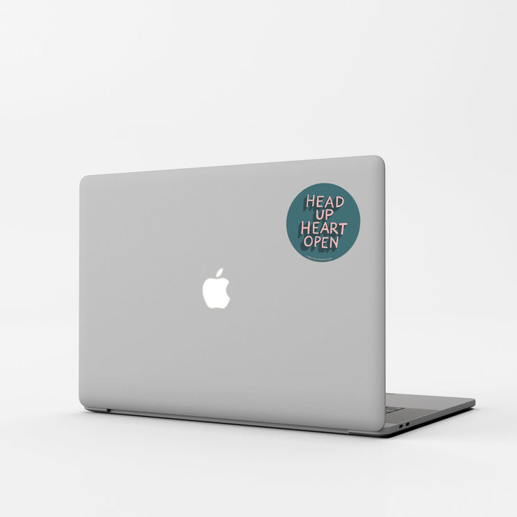 Vinyl Sticker - Head Up Heart Open - ColorSwatch