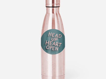 Vinyl Sticker - Head Up Heart Open - ColorSwatch