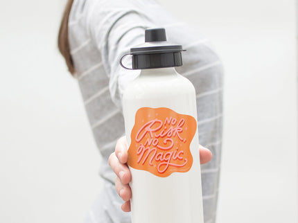 Vinyl Sticker - No Risk No Magic - ColorSwatch