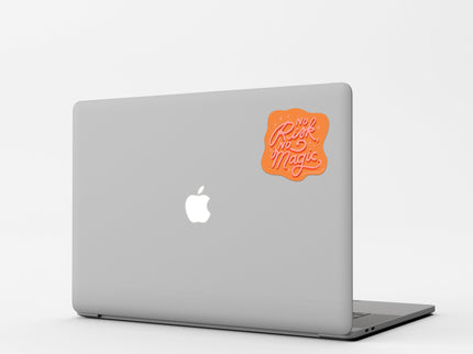 Vinyl Sticker - No Risk No Magic - ColorSwatch