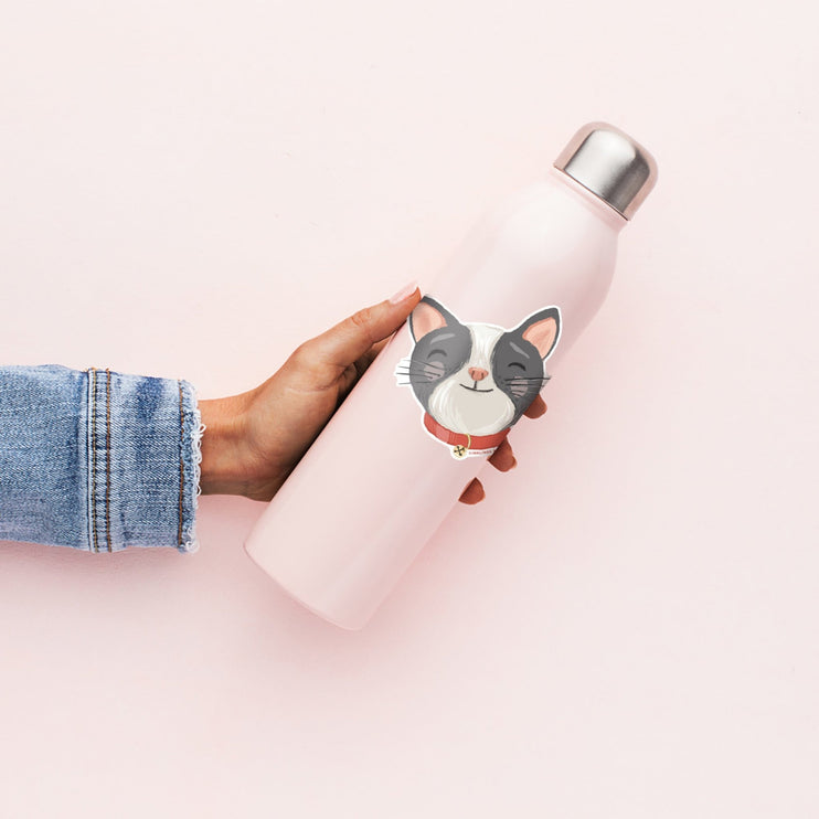 Vinyl Sticker - Spotted Cat - ColorSwatch