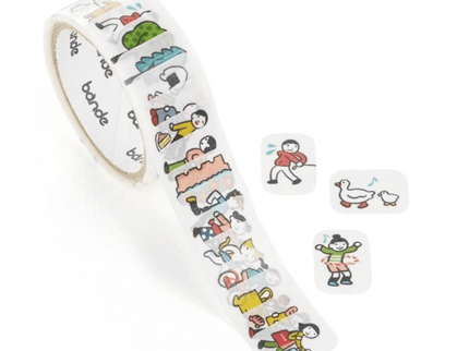 Washi Stickers Bande - A perfect day for a stroll - ColorSwatch