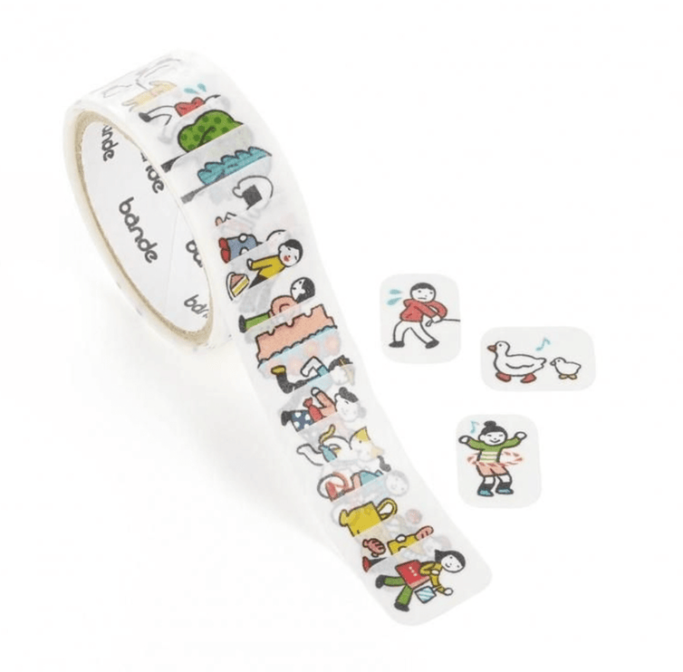 Washi Stickers Bande - A perfect day for a stroll - ColorSwatch
