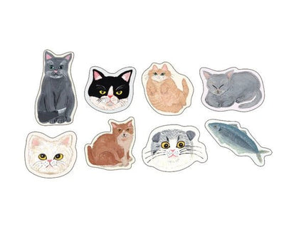 Washi Stickers Bande - Cats (Kahoko Sodeyama) - ColorSwatch