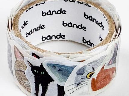 Washi Stickers Bande - Cats (Kahoko Sodeyama) - ColorSwatch