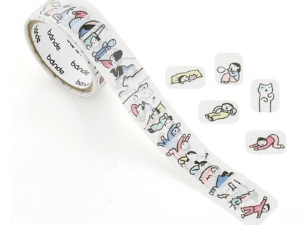 Washi Stickers Bande - Doing Nothing - ColorSwatch