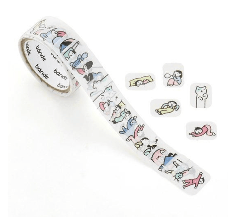 Washi Stickers Bande - Doing Nothing - ColorSwatch