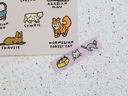 Washi Tape - Gatos - ColorSwatch