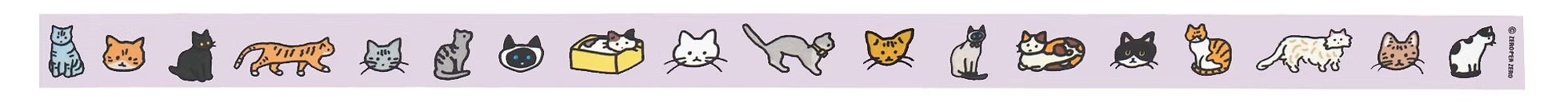 Washi Tape - Gatos - ColorSwatch