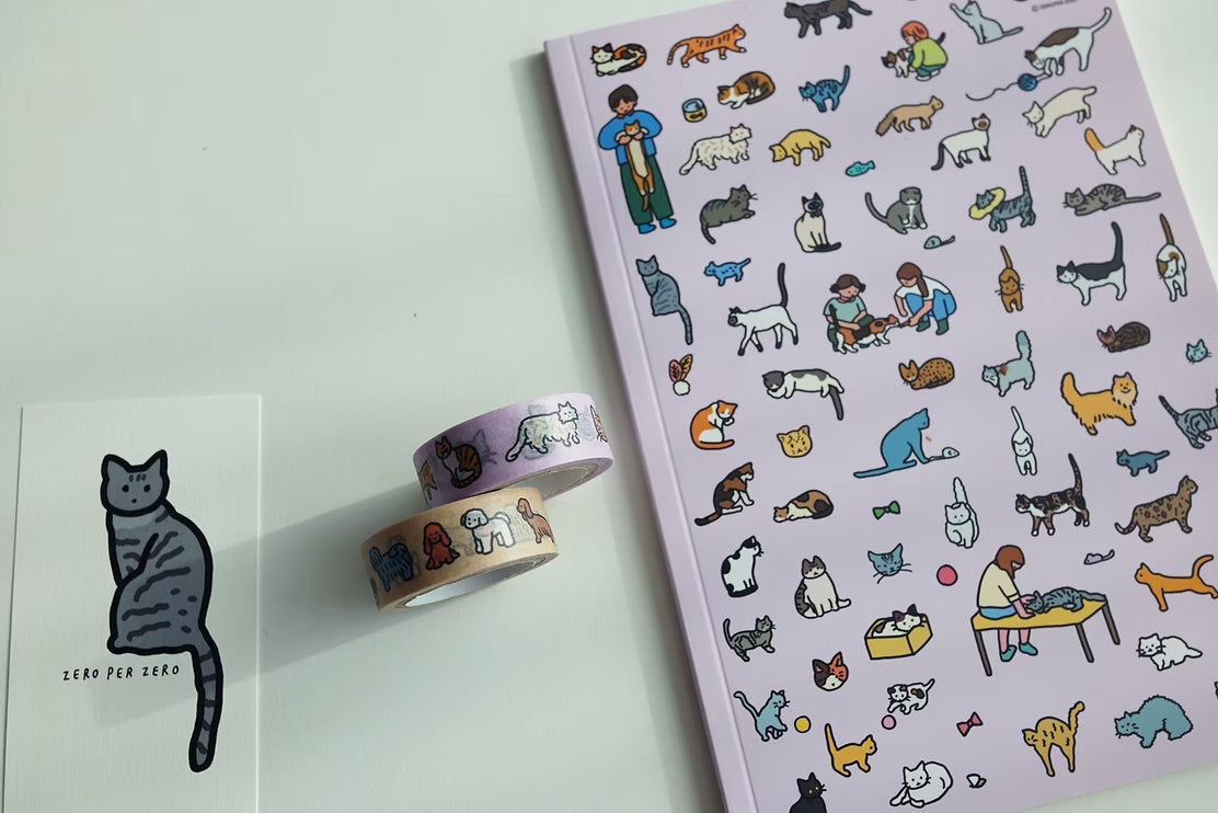 Washi Tape - Gatos - ColorSwatch