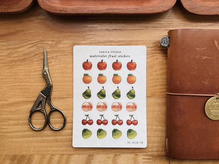 Stickers - Watercolor Fruit