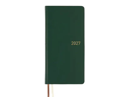 Hobonichi Techo Weeks 2027 - Leather - Forest Green