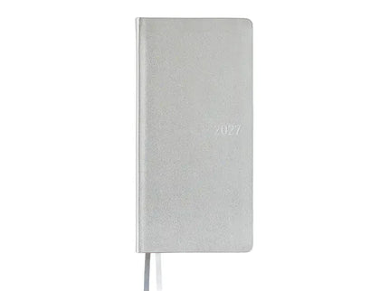 Hobonichi Techo Weeks 2027 - Leather - Noble Silver