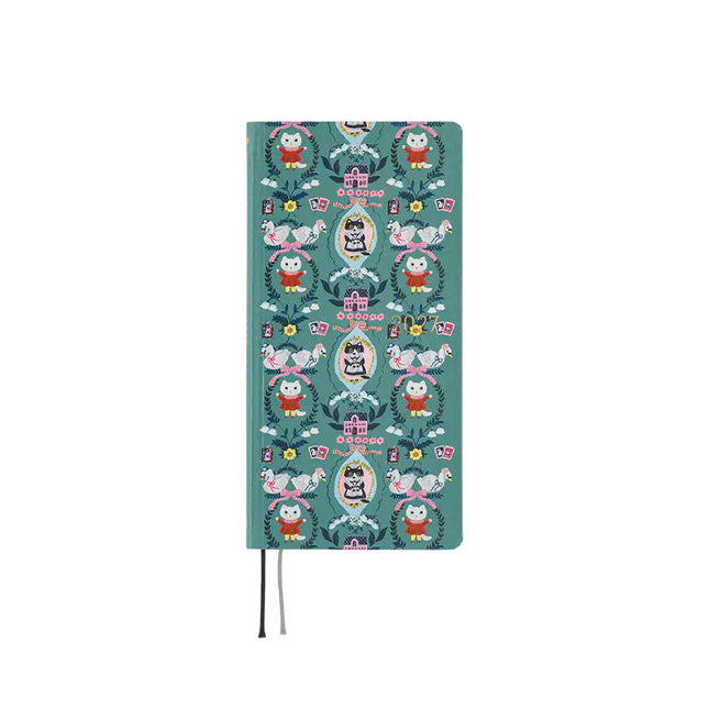 Hobonichi Techo Weeks 2027 - Yumi Katagishi - White Cat Wallpaper