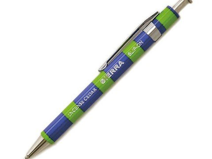 Wooden Ballpoint Pen - Azul/Verde - ColorSwatch