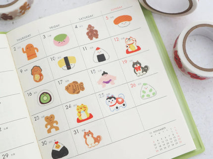 Hohoemi Washi Tape - Sushi