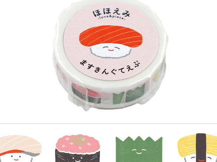 Hohoemi Washi Tape - Sushi