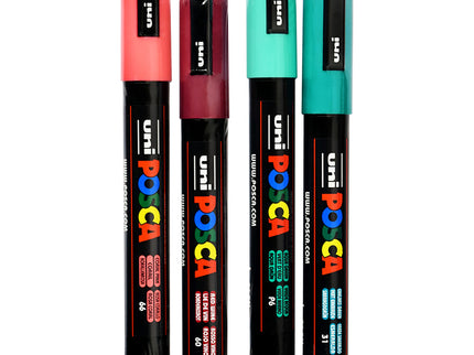 Set de 4 Posca PC-5M - Contrast