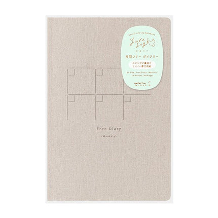 Yuru Log - B6 Diary - Monthly - ColorSwatch