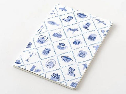 Yuru Log Notebook - B6 - Blue Nordic - ColorSwatch