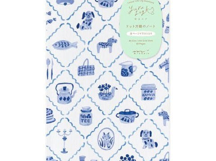 Yuru Log Notebook - B6 - Blue Nordic - ColorSwatch